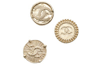 CHANEL Hair Clips Women's Gold
