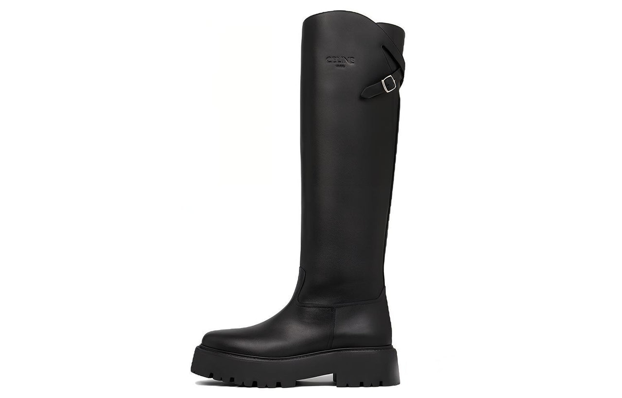 CELINE Knee high Boots Women's Black