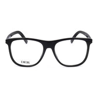 DIOR Acetate Square Eyeglass Frames Men's Bright Black