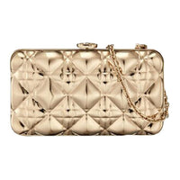 DIOR Metal Shoulder Bag Crossbody Bag Women's Light Gold