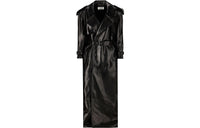 SAINT LAURENT SS23 Leather Jacket Women's Black
