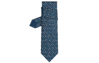 HERMES Ties Men Sailor Blue