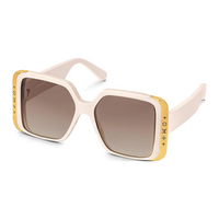 LOUIS VUITTON Square Sunglasses Women's White