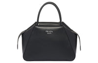 PRADA Leather Shoulder Bag Crossbody Bag Handbag Small Size Women's Black
