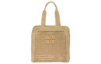 MIU MIU Fabric Tote Bag, Shopping Bag, Handbag Women's Beige