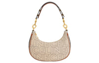 CELINE AVA Fabric With Calfskin Trim Handbag, Shoulder Bag Women's