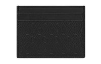 SAINT LAURENT Monogram Leather Card Holder Men's Black