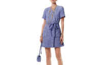 CHANEL 24 New Spring And Summer Arrivals Short-Sleeved Dresses Women's Blue