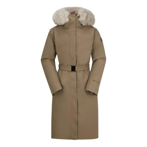 (WMNS) THE NORTH FACE Gore Matera RDS Down Coat Asia Sizing 'Dark Beige' NC1DQ81C