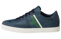 HERMES Epsom Stylish Skateboarding Shoes Men's Blue