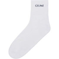CELINE SS23 Ankle Socks Women's White