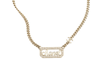 CHANEL Necklaces Women's Gold