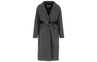 PRADA Single-Breasted Belted Coat