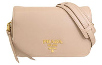 PRADA Leather Shoulder Bag Crossbody Bag Regular Women's Pink