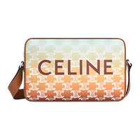 CELINE Canvas Messenger Bag, Shoulder Bag, Crossbody Bag Medium Size Men's Multicolor