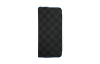 LOUIS VUITTON Zippy Damier Graphite Wallet Unisex Gray