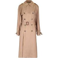 SAINT LAURENT Trench Coat Women's Beige