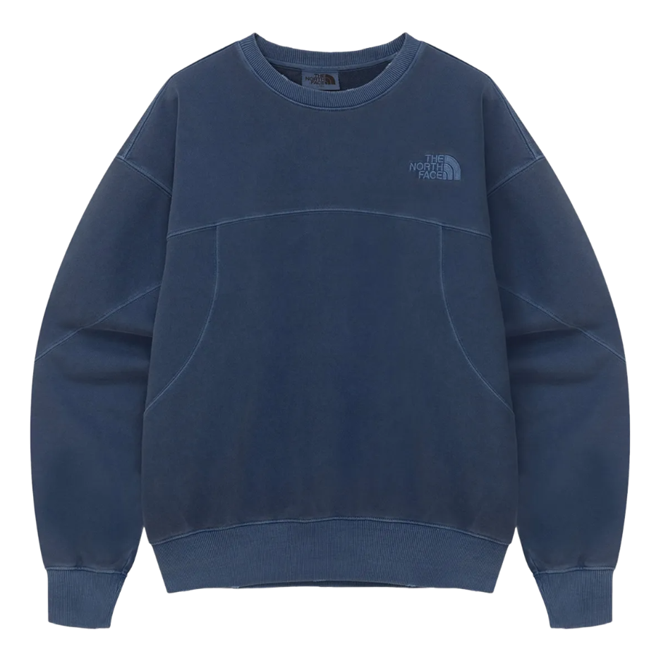 THE NORTH FACE White Label Dying Sweatshirt Asia Sizing 'Deep Blue' NM5MQ50K