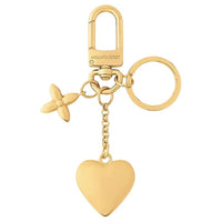 LOUIS VUITTON Satin Heart Bag Charm And Key Holder