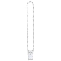 LOUIS VUITTON Trunk Glass Soft Box Cigarette Case Bag Shoulder Bag Crossbody Bag Men's Silver