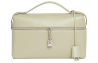 Loro Piana ExtraPocket Leather Saddle Bag Shoulder Bag Crossbody Bag Women's Light Mustard
