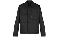 LOUIS VUITTON Reversible Monogram Rain Blouson Jackets Coats Men's Black