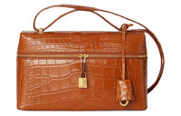 Loro Piana Extra Bag Small Crocodile Leather Shoulder Bag Crossbody Bag Women's Brown