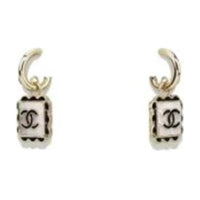 CHANEL - Earrings Women's Black White