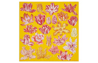 HERMES Silk Scarves Women's Yellow