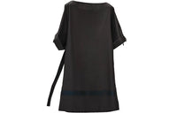 HERMES Short-Sleeved Dresses Women's Black