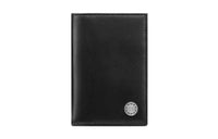 DIOR Smooth Cow Leather Card Clip Card Holder Men's Black