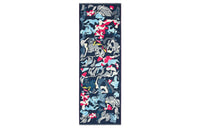 HERMES Silk Scarves Men Sea Blue