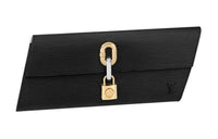LOUIS VUITTON Epi Leather Clutch Women's Black