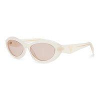 PRADA Transparent Oval Sunglasses