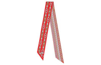 HERMES Silk Scarves Women's Red