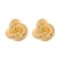 SAINT LAURENT Brass Earrings Women's Gold