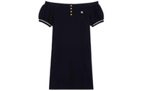 CELINE Short Sleeved Dresses Women's Black