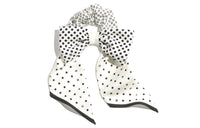 CHANEL Twill Hair Ties Women's White