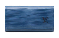 LOUIS VUITTON EPI Leather Wallet Women's Blue