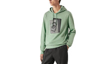 HERMES Sweatshirts Men Aqua Blue