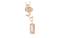 SAINT LAURENT Brass Earrings Men's Rose Gold