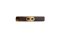 CELINE Hair Clips Unisex Tortoiseshell