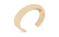 SAINT LAURENT Swirl Logo Engraved Cuff