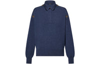 LOUIS VUITTON D-Ring Detail Cashmere Polo Pullover