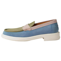 HERMES Guillaume Loafers Men's Blue