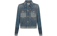 DIOR Quarterly New Products Denim Jackets Women's Blue