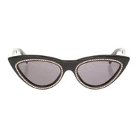 CELINE Acetate Cat Eye Sunglasses Women's Black