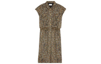 CELINE Sleeveless Dresses Women's Brown