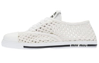 MIU MIU Low-Top Stylish Skateboarding Shoes Women's White