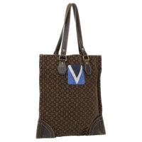 LOUIS VUITTON Canvas Tote Bag Shopping Bag Handbag Mini Unisex Brown